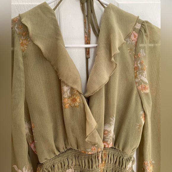 Free People Women’s Smocked So Nice Blouse, Size XS NWOT - Picture 7 of 9